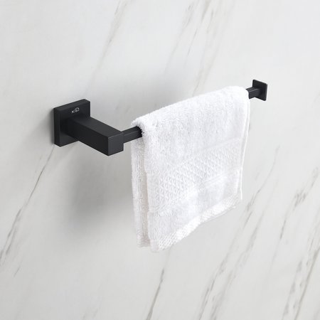 Kibi Cube 10 inch Bathroom Towel Bar KBA1503MB